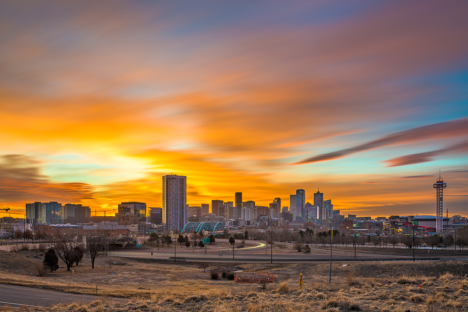 scenic view of Denver Colorado